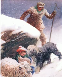 Gefunden, aus Das große Buch für Kinder (Herbert Strang), veröffentlicht von Humphrey Milford, Oxford University Press, ca. 1920